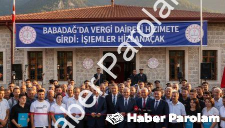 Babadağ’da Vergi Dairesi hizmete girdi: İşlemler hızlanacak