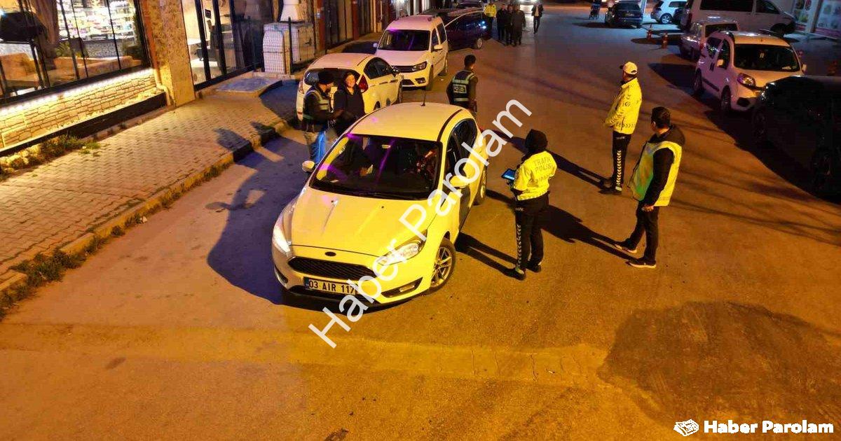 "Bolvadin'de Geniş Kapsamlı Huzur Operasyonu: Ekipler Kuş Uçurtmadı" başlıklı haber için fotorealist