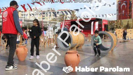 Geleneksel Oyunlar Tırı Aydın’da Çocuklarla Buluştu