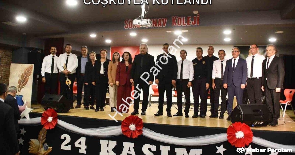 "Söke’de 24 Kasım Öğretmenler Günü Coşkuyla Kutlandı" başlıklı haber için fotorealistik, profesyonel