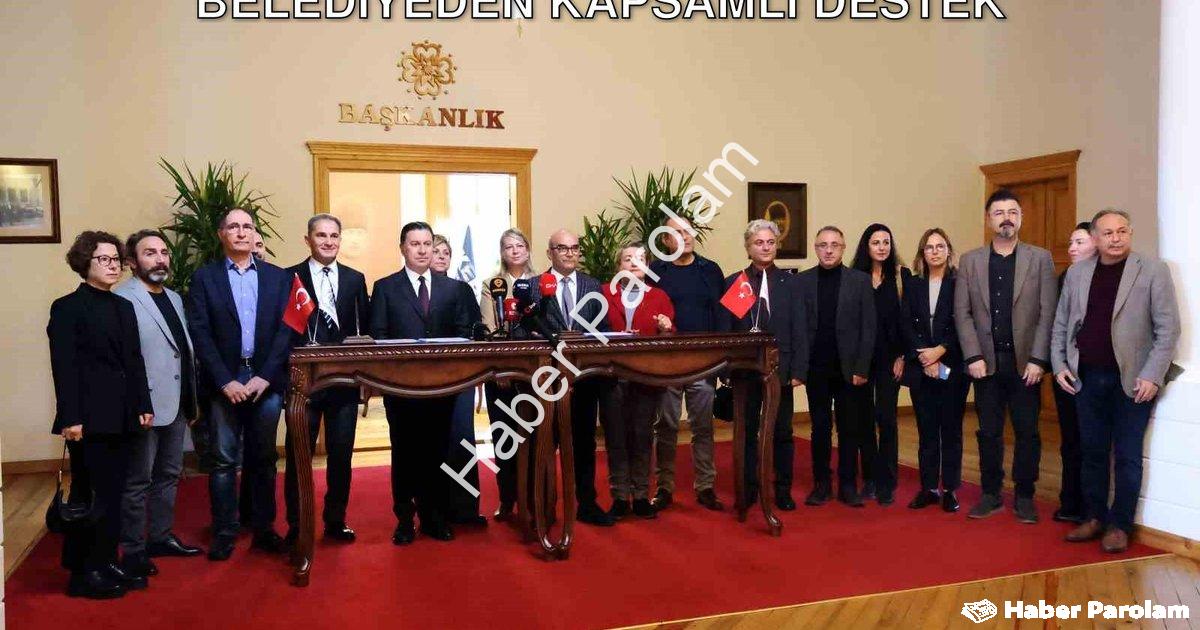 "Muğla’da 17 antik kent kazısına belediyeden kapsamlı destek" başlıklı haber için fotorealistik, pro