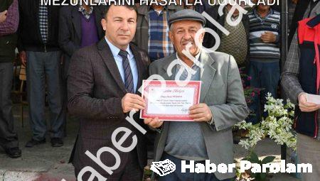 Tavas’ta Zeytin Seferberliği: Tarla Okulu Mezunlarını Hasatla Uğurladı