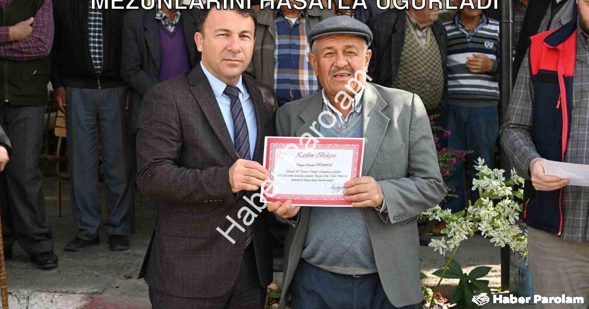 "Tavas'ta Zeytin Seferberliği: Tarla Okulu Mezunlarını Hasatla Uğurladı" başlıklı haber için fotorea