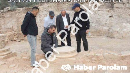 Nysa Antik Kenti’nde Tarih Canlanıyor: Başkan Yıldırımkaya’dan Tam Destek