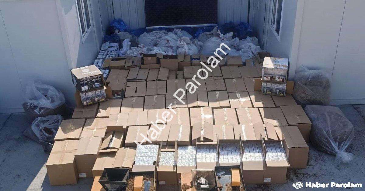 "Aydın ve İzmir'de Dev Kaçak Tütün Operasyonu: 5 Şüpheli Yakalandı" başlıklı haber için fotorealisti