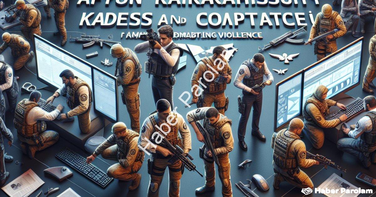 "Afyonkarahisar Emniyeti'nden KADES ve Şiddetle Mücadele Mesajı" başlıklı haber için fotorealistik,