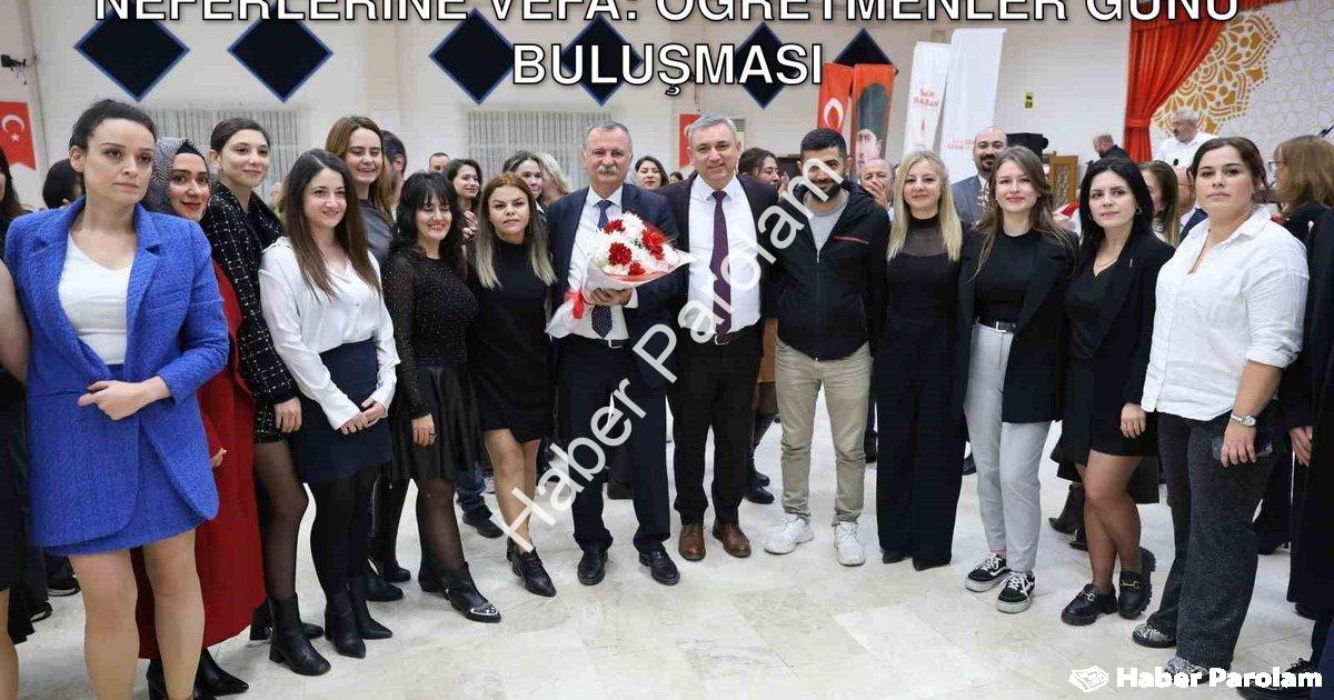 "Yunusemre Belediyesi'nden Eğitim Neferlerine Vefa: Öğretmenler Günü Buluşması" başlıklı haber için