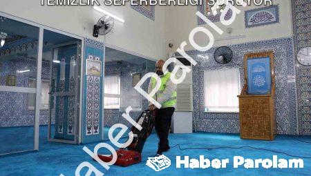 Yunusemre’de İbadethaneler Gül Kokuyor: Temizlik Seferberliği Sürüyor