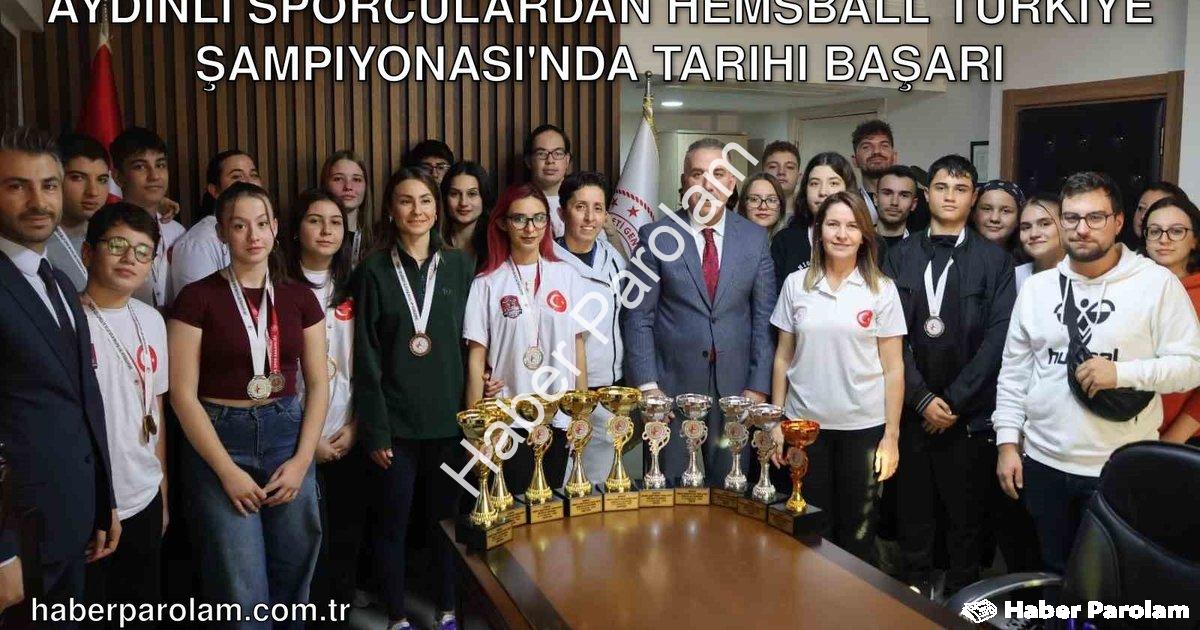 "Aydınlı Sporculardan Hemsball Türkiye Şampiyonası'nda Tarihi Başarı" başlıklı haber için fotorealis