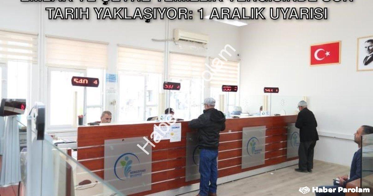 "Emlak ve Çevre Temizlik Vergisinde Son Tarih Yaklaşıyor: 1 Aralık Uyarısı" başlıklı haber için foto