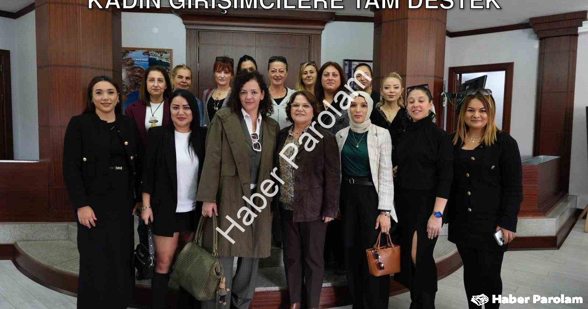 "Didim Belediye Başkanı Hatice Gençay'dan Kadın Girişimcilere Tam Destek" başlıklı haber için fotore