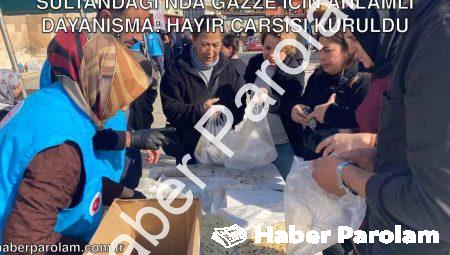 Sultandağı’nda Gazze İçin Anlamlı Dayanışma: Hayır Çarşısı Kuruldu