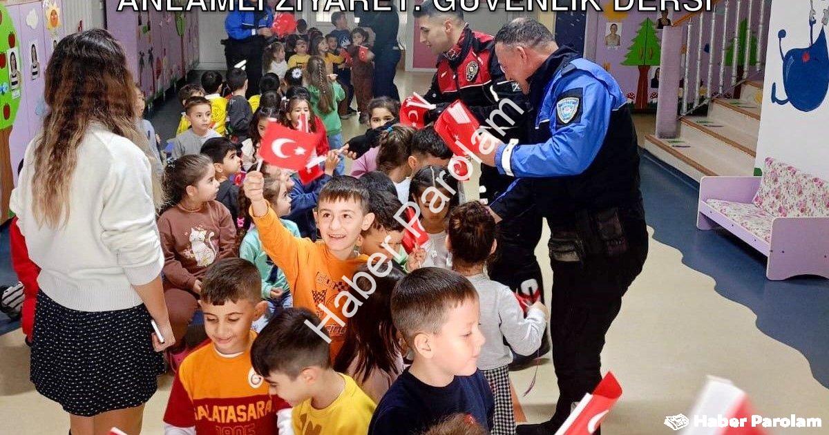 "Aydın’da Minik Öğrencilere Polislerden Anlamlı Ziyaret: Güvenlik Dersi" başlıklı haber için fotorea