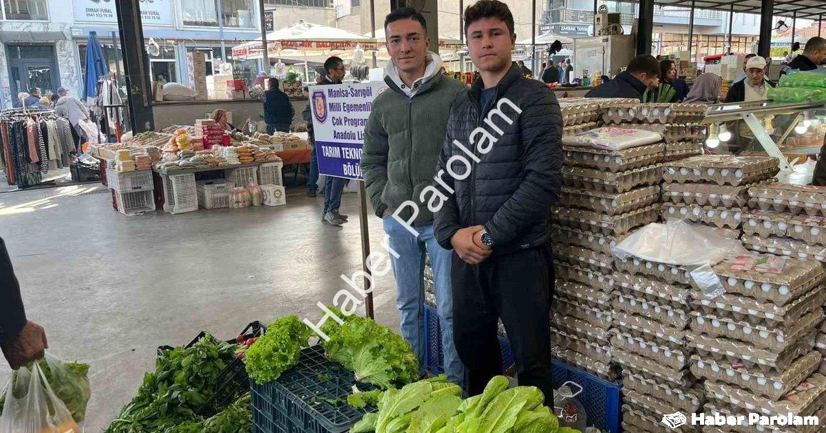 "Sarıgöl'de Lise Öğrencileri Doğal Tarımla Okul Bütçesine Can Veriyor" başlıklı haber için fotoreali