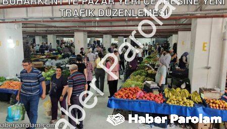 Buharkent’te Pazar Yeri Çevresine Yeni Trafik Düzenlemesi