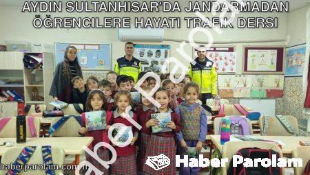 Aydın Sultanhisar’da Jandarmadan Öğrencilere Hayati Trafik Dersi