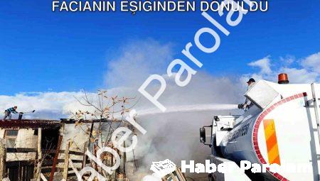 Kütahya Seyitömer’de Ahır Yangını: Facianın Eşiğinden Dönüldü