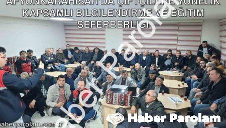 Afyonkarahisar’da Çiftçilere Yönelik Kapsamlı Bilgilendirme ve Eğitim Seferberliği