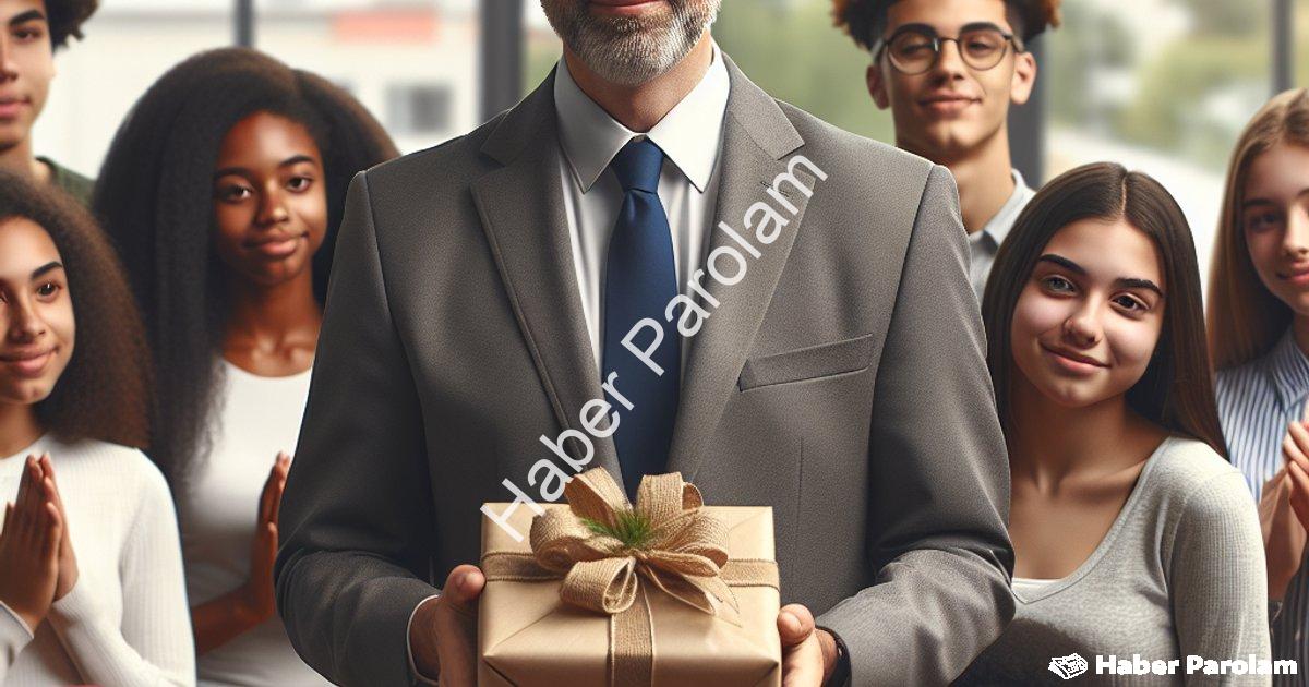 "Hisarcık Kaymakamı Atam'dan Özel Öğrencilere Anlamlı Jest" başlıklı haber için fotorealistik, profe