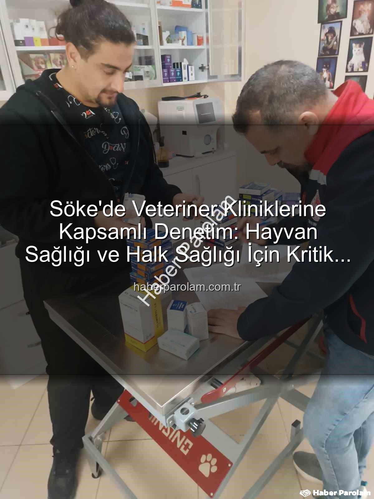 Söke veteriner klinik denetimi - Söke'de Veteriner Kliniklerine Kapsamlı Denetim: Hayvan Sağlığı ve Halk Sağlığı İçin Kritik Adımlar