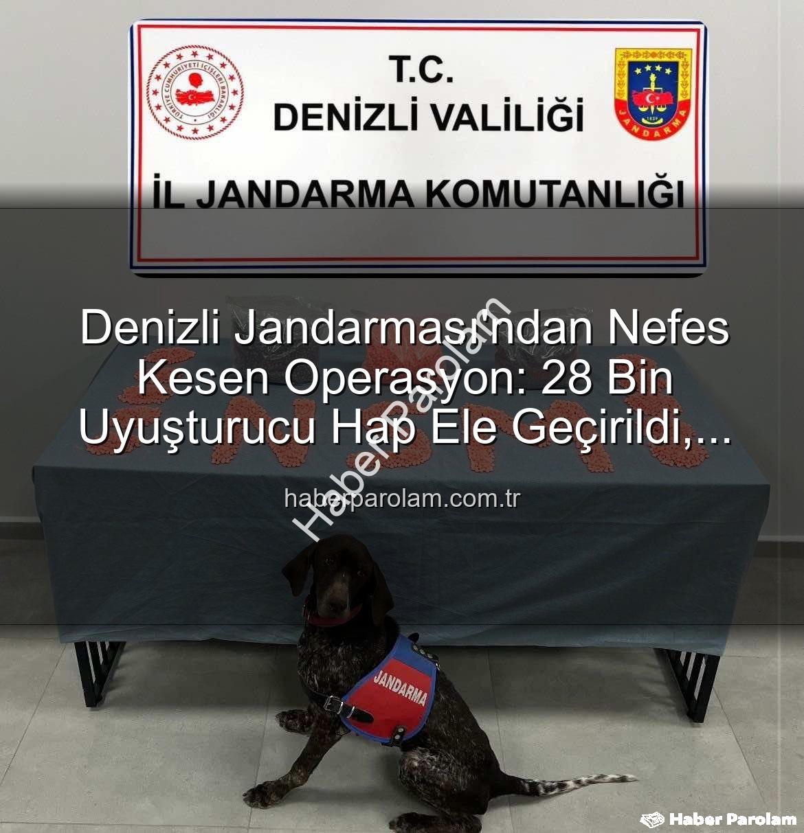 uyuşturucu hap - Denizli Jandarması'ndan Nefes Kesen Operasyon: 28 Bin Uyuşturucu Hap Ele Geçirildi, Zehir Taciri Tutuklandı